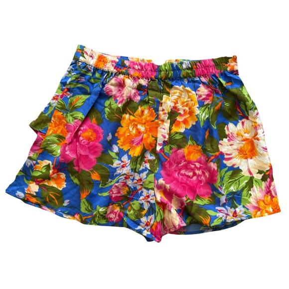 Band of Gypsies Floral Mini Dress Set - Blue and Pink - Picture 5 of 8